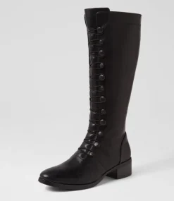 Women I LOVE BILLY Boots-TUMOL IL BLACK SMOOTH