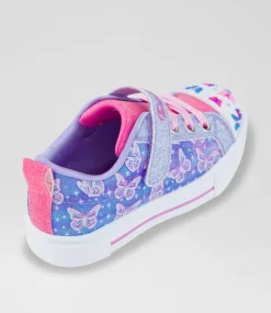 SKECHERS Sport School Shoes-Twinkle Sparks Ombre Toddler Lavender Multi Sneakers