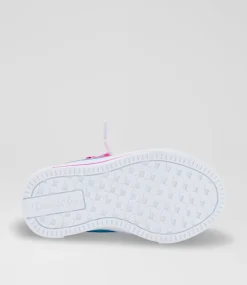 SKECHERS Sport School Shoes-Twinkle Sparks Toddler Pink Purple Blue Canvas Fabric Sneakers