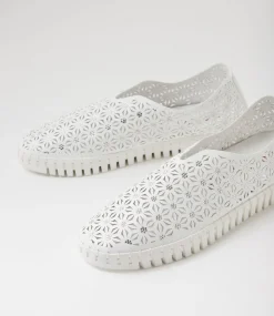 Women I LOVE BILLY Flats-Udell White Flat Shoes