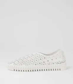 Women I LOVE BILLY Flats-Udell White Flat Shoes