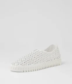 Women I LOVE BILLY Flats-Udell White Flat Shoes