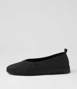 Women I LOVE BILLY Flats-Ulandie Black Flat Shoes