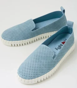 Women I LOVE BILLY Flats-Ulani Denim Flat Shoes