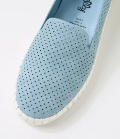 Women I LOVE BILLY Flats-Ulani Denim Flat Shoes