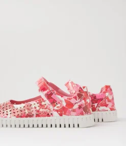 Women I LOVE BILLY Flats-Ulisha Pink Angles Flat Shoes