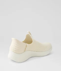Women SKECHERS Sneakers-Ultra Flex 3 Cs Natural Fabric Sneakers