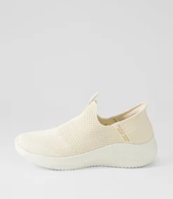 Women SKECHERS Sneakers-Ultra Flex 3 Cs Natural Fabric Sneakers