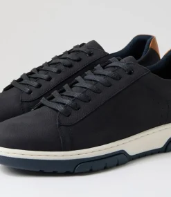 COLORADO Sneakers|Casuals-Uni Navy Tumble Nubuck Sneakers