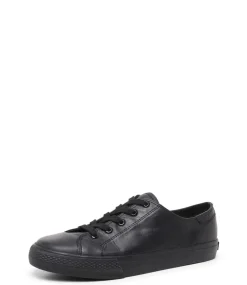 COLORADO Sport School Shoes|Junior School Shoes-UNIVERSE J CF BLACK LEATHER