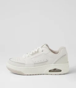 Women SKECHERS Sneakers-Uno Court White Sneakers