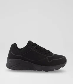 SKECHERS Sport School Shoes|Junior School Shoes-Uno Lite Delodox Junior Black Sneakers