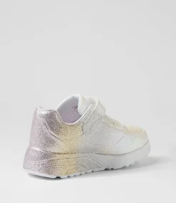 SKECHERS Sport School Shoes-Uno Lite Toddler Metallic Sparkle Sneakers