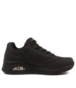 Women SKECHERS Sneakers|Wedges-Uno Stand On Air Black Sneakers