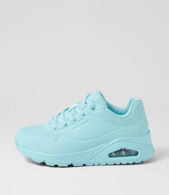 Women SKECHERS Sneakers|Wedges-Uno Stand On Air Light Blue Sneakers