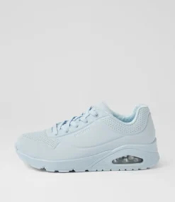 Women SKECHERS Sneakers|Wedges-Uno Stand On Air Light Denim Sneakers