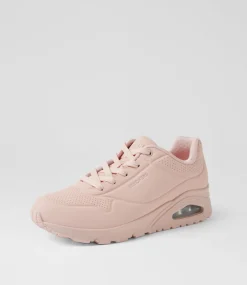 Women SKECHERS Sneakers|Wedges-Uno Stand On Air Light Pink Sneakers