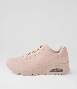 Women SKECHERS Sneakers|Wedges-Uno Stand On Air Light Pink Sneakers