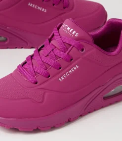 Women SKECHERS Sneakers|Wedges-Uno Stand On Air Magenta Sneakers