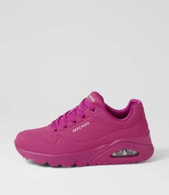 Women SKECHERS Sneakers|Wedges-Uno Stand On Air Magenta Sneakers