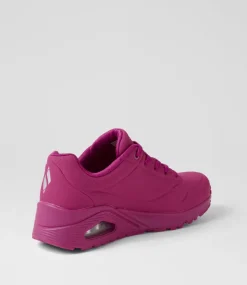 Women SKECHERS Sneakers|Wedges-Uno Stand On Air Magenta Sneakers
