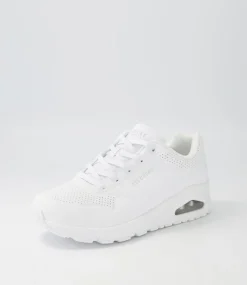 Women SKECHERS Sneakers|Wedges-Uno Stand On Air White Sneakers