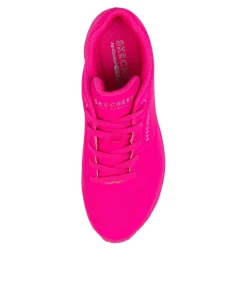 Women SKECHERS Sneakers|Wedges-UNO-NIGHT SHADES HOT PINK