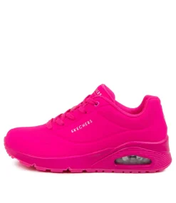 Women SKECHERS Sneakers|Wedges-UNO-NIGHT SHADES HOT PINK