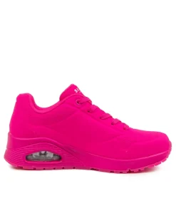 Women SKECHERS Sneakers|Wedges-UNO-NIGHT SHADES HOT PINK