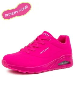 Women SKECHERS Sneakers|Wedges-UNO-NIGHT SHADES HOT PINK
