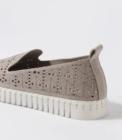 Women I LOVE BILLY Sneakers|Flats-Uppie Light Grey Microsuede Sneakers