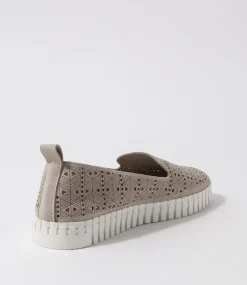 Women I LOVE BILLY Sneakers|Flats-Uppie Light Grey Microsuede Sneakers