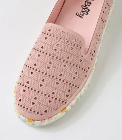 Women I LOVE BILLY Flats|Sneakers-Uppie Pink Rose Nubuck Pu Flat Shoes