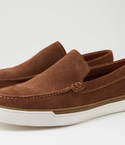 COLORADO Casuals-Urban Brown Suede Flat Shoes