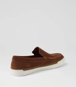 COLORADO Casuals-Urban Brown Suede Flat Shoes