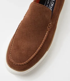 COLORADO Casuals-Urban Brown Suede Flat Shoes