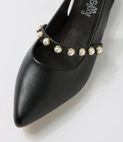 Women I LOVE BILLY Flats-Valencia Black Flat Shoes