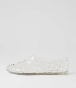 Women I LOVE BILLY Flats-Vantello Clear Jelly Flat Shoes