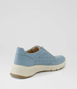 Women SUPERSOFT Comfort|Sneakers-Varrina Light Denim Leather Sneakers