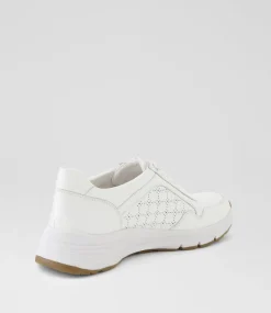 Women SUPERSOFT Comfort|Sneakers-Varrina White Leather Sneakers