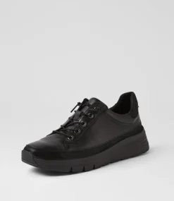 Women SUPERSOFT Comfort|Sneakers-Vellie Black Dot Suede Sneakers