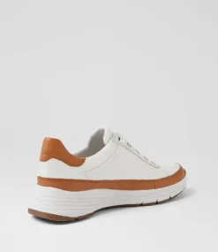 Women SUPERSOFT Comfort|Sneakers-Vellie New Tan White Leather Sneakers