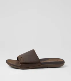 COLORADO Casuals|Sandals-Vercat Aztec Crazyhorse Leather Slides
