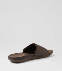 COLORADO Casuals|Sandals-Vercat Aztec Crazyhorse Leather Slides