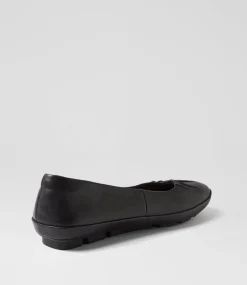 Women SUPERSOFT Comfort|Flats-Versatile Black Leather Flat Shoes