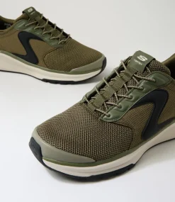 SKECHERS Sneakers|Casuals-Vertex Olive Fabric Sneakers