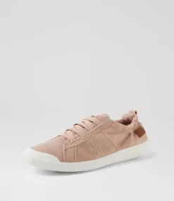Women BLOWFISH Sneakers-Vex Ballerina Pink Linen Sneakers