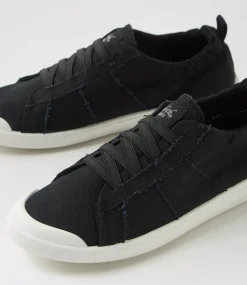 Women BLOWFISH Sneakers-Vex Black Canvas Sneakers