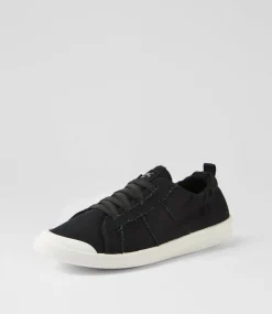 Women BLOWFISH Sneakers-Vex Black Canvas Sneakers