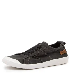 Women BLOWFISH Sneakers-VEX BLACK SMOKED CANVAS